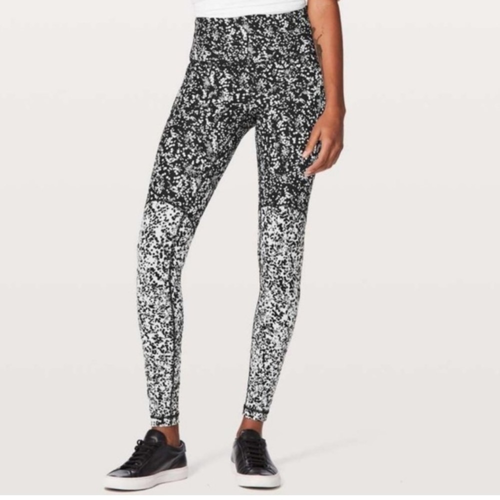 Lululemon Womens Wunder Under High Rise Full Length Icebreaker Leggings Size 2